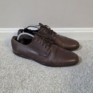 Harrys of London Dexter Brown Calf Leather Shoes Vibram Sole Mens US 9.5 EU 43.5